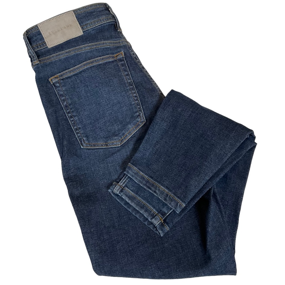 NWT Everlane The Way-High® Clean Front Skinny Jean Vintage Blue Women's … - Picture 7 of 16